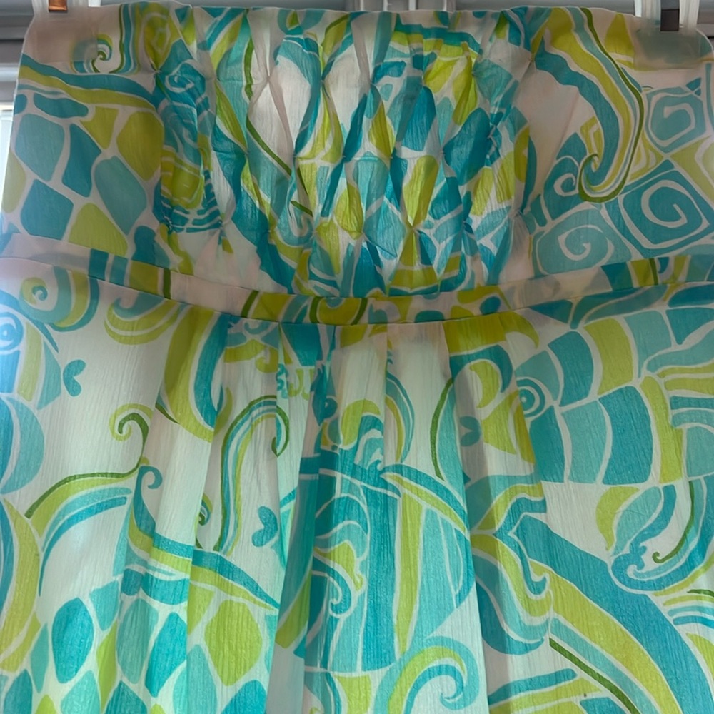 Beautiful strapless Lilly Pulitzer summer dress Size 2